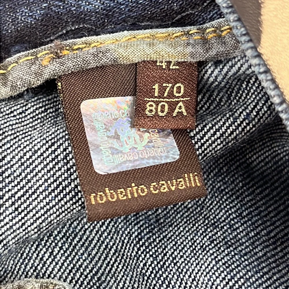 ✨VINTAGE✨Roberto Cavalli Straight Leg Jeans, Size 6 (42)
